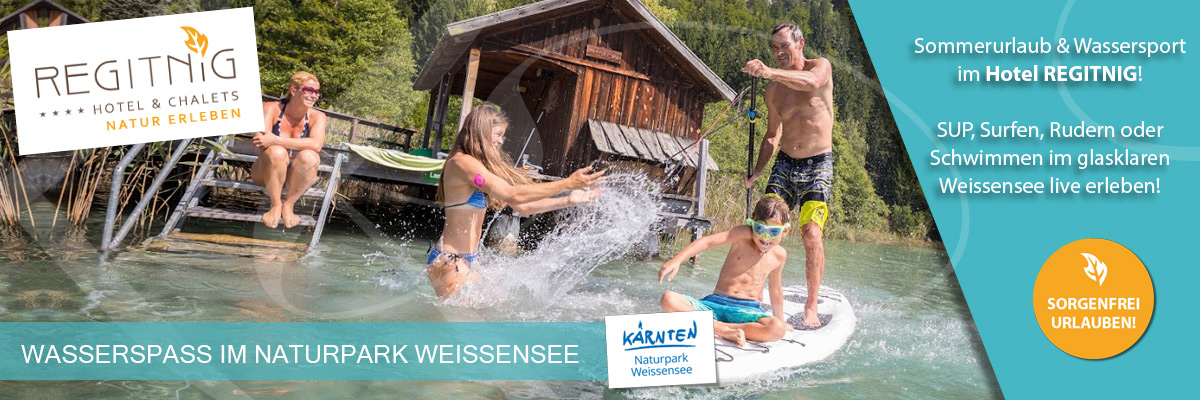 REGITNIG - Hotel & Chalets | Badeurlaub Familyresort Naturpark Weissensee